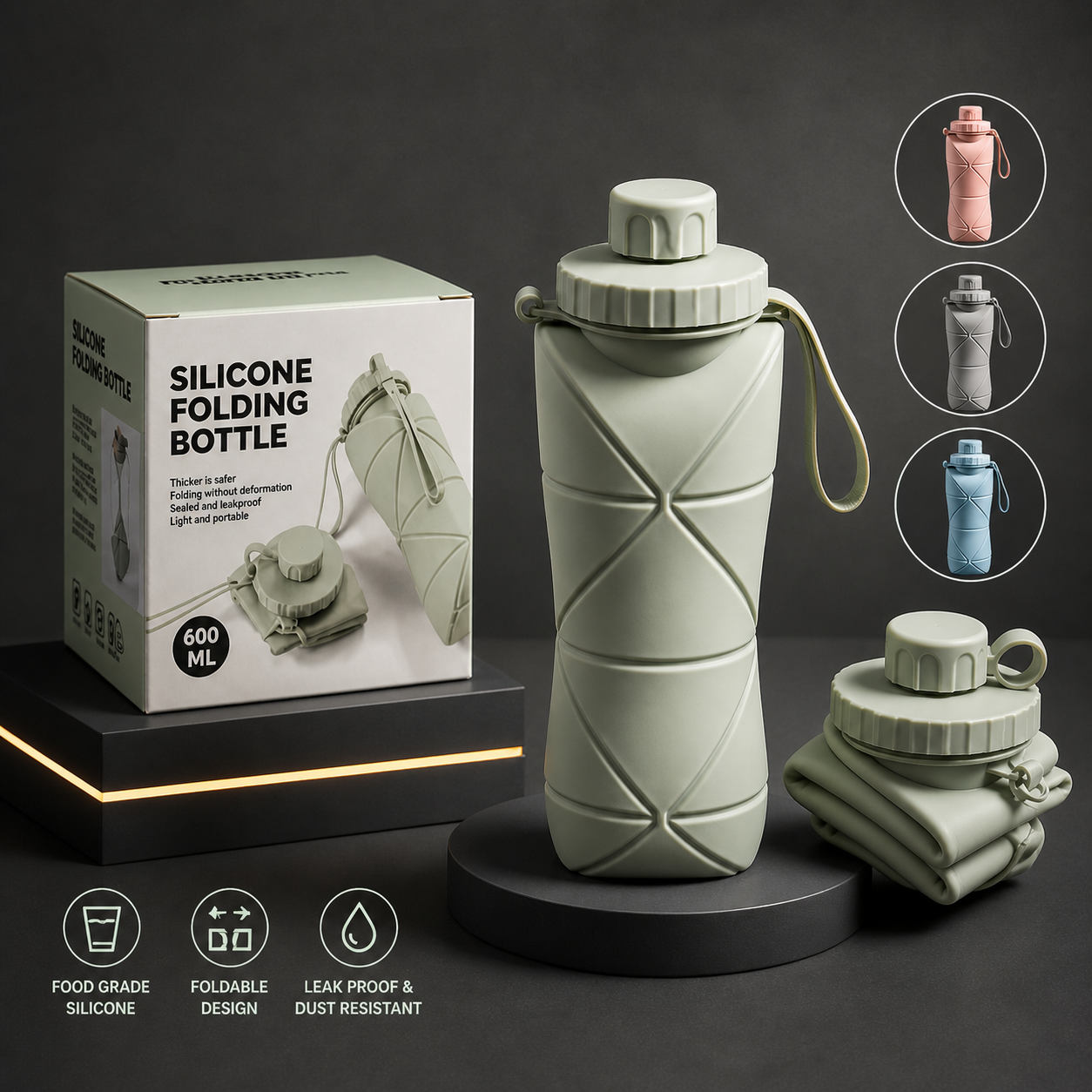 Folding Water Bottle