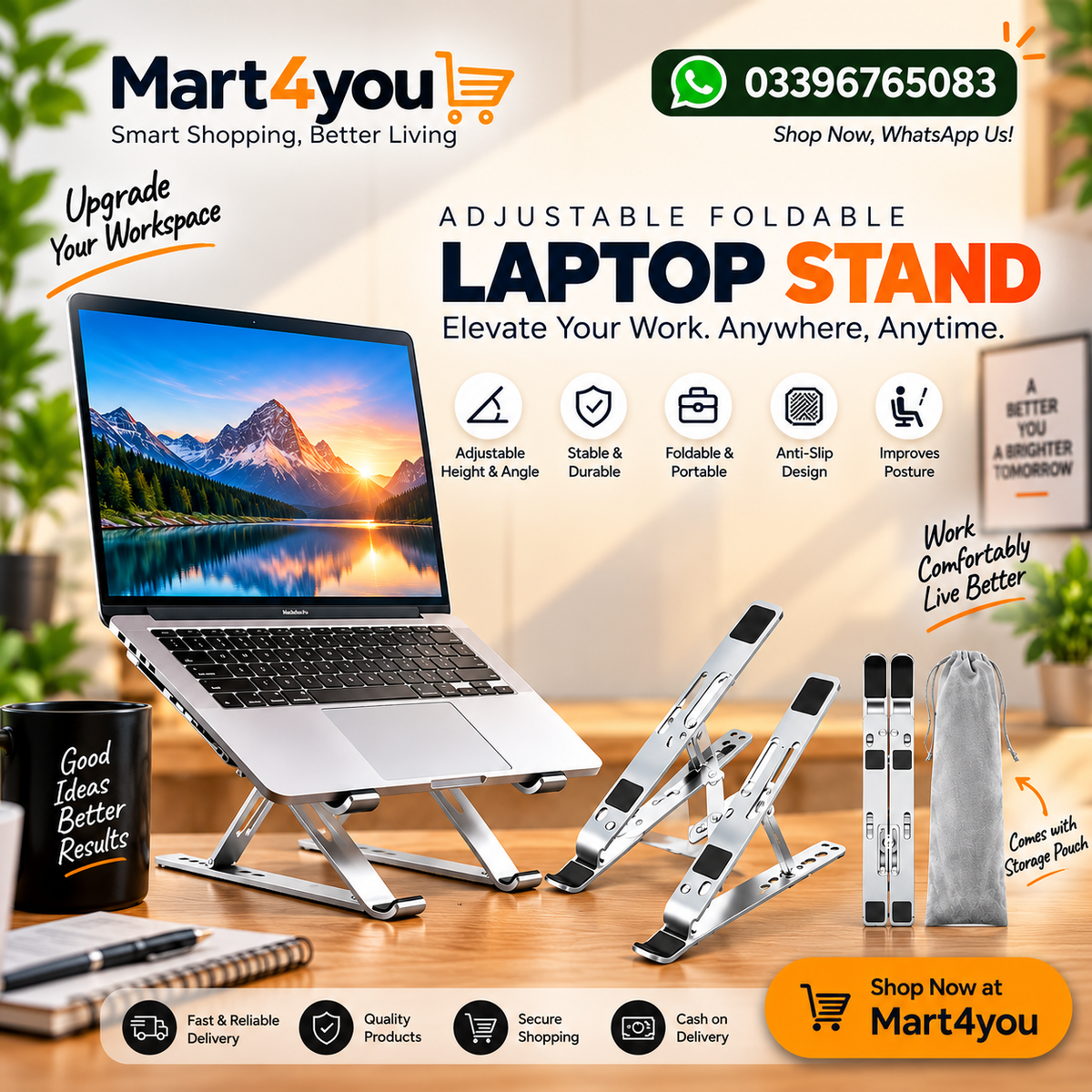 Adjustable Laptop Stand